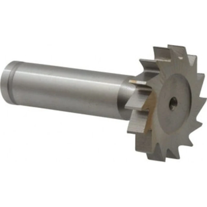Made in USA ANSI 710 (Old Std # 20) 1-1/4 Cut Diam, 7/32 Cut Width, 1/2 Shank, Straight-Tooth Woodruff Keyseat Cutter...